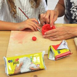 Argila COLORPLUS 500gr. Vermell