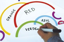 Arcoíris Waldorf para mesa de luz