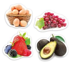 Baby puzzles alimentos sanos