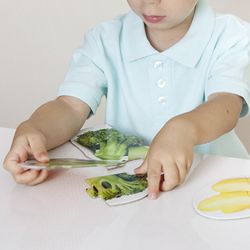 Baby puzzles alimentos sanos