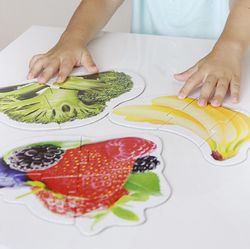 Baby puzzles alimentos sanos