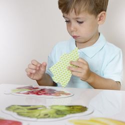 Baby puzzles alimentos sanos