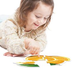 Baby puzzles alimentos sanos