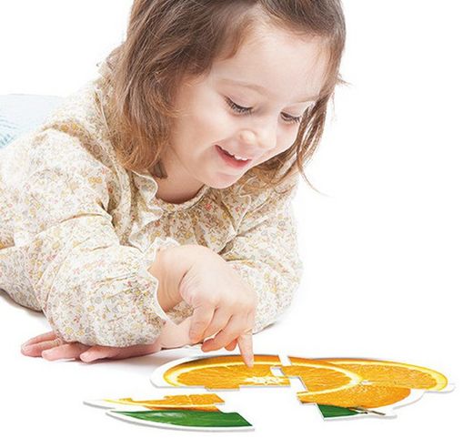 Baby puzzles alimentos sanos