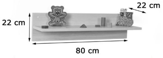 Balda con soporte trasero