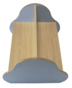 Banc doble 4 nens/es