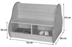 Banc doble 4 nens/es