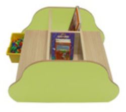 Banc llibreria doble 4 nens/es