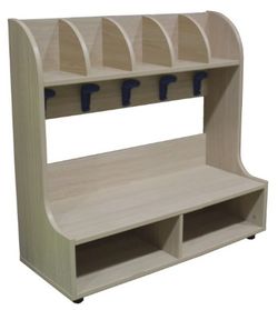 Banc sabater - penjador 5 caselles