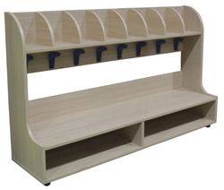 Banc sabater - penjador 8 caselles