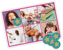 Bingo: Accions i instruments musicals