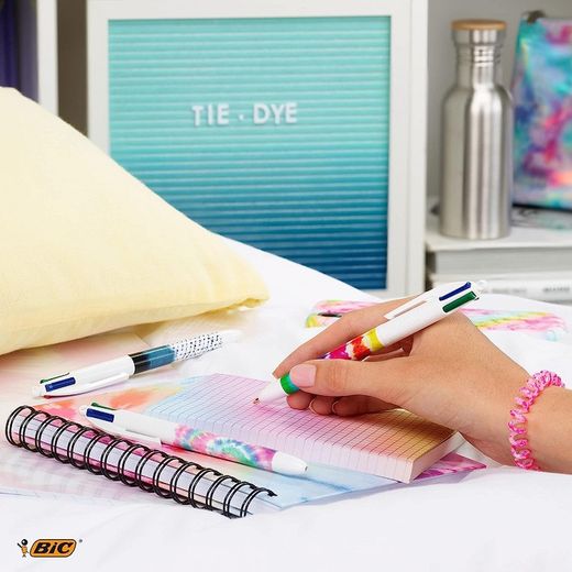 Bolígrafo Bic 4 Colours Decors 4 en 1