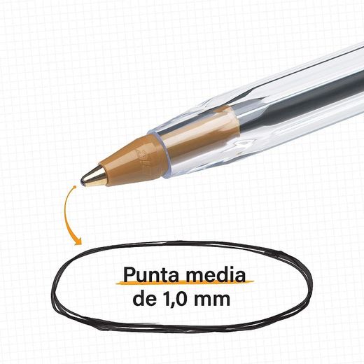 Bolígraf BIC CRISTAL Original Negre