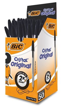 Bolígraf BIC CRISTAL Original Negre