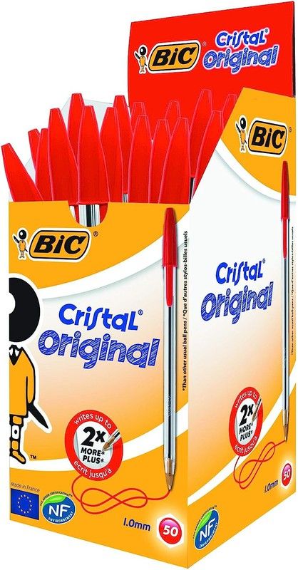 Bolígraf BIC CRISTAL Original Vermell