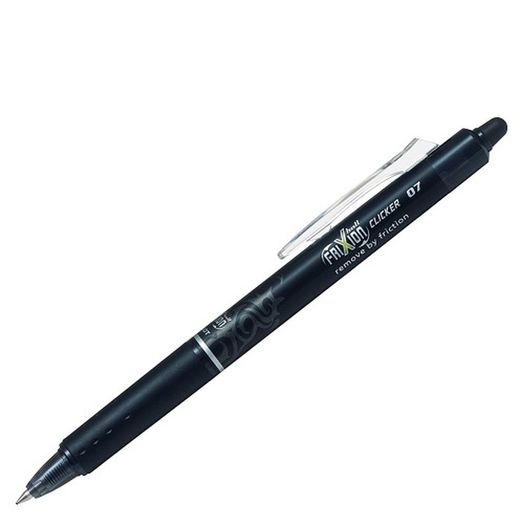 Bolígrafo PILOT Frixion Clicker borrable Negro