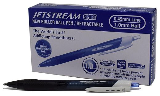 Bolígrafo UNI-BALL Jetstream 1 mm. SXN-150S, Azul