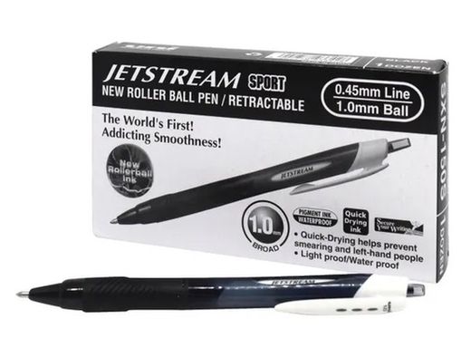 Bolígraf UNI-BALL Jetstream 1 mm. SXN-150S, Negre