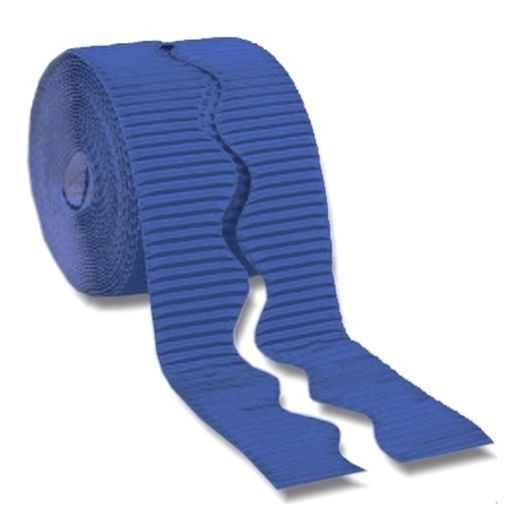 Borde de ondas 57 mm x 15 m Azul Añil
