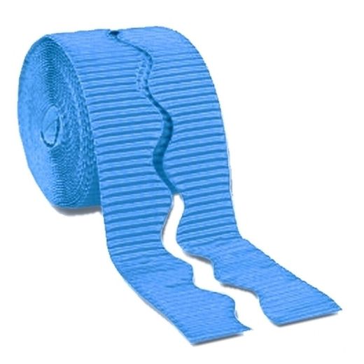 Borde de ondas 57 mm x 15 m Azul Cian