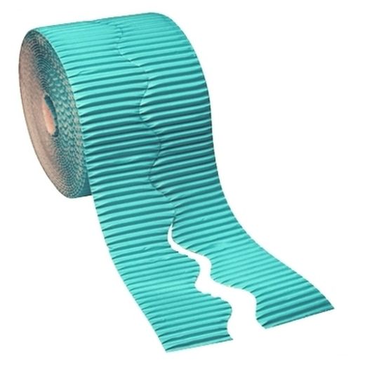 Borde de ondas 57 mm x 15 m Azul Claro