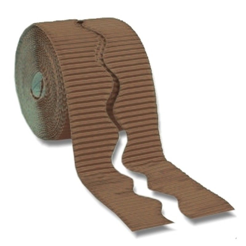 Borde de ondas 57 mm x 15 m Marrón
