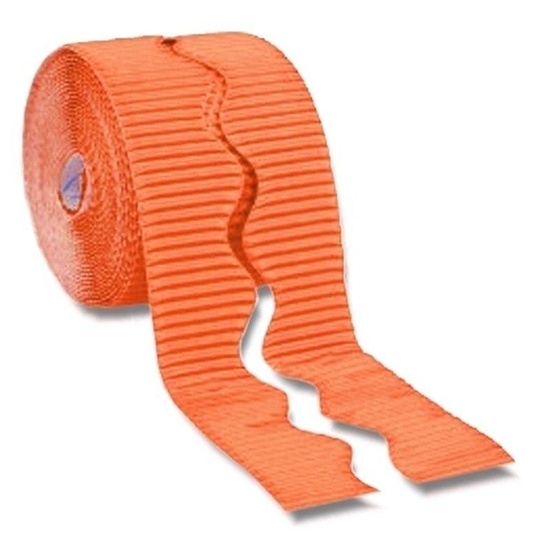 Borde de ondas 57 mm x 15 m Naranja