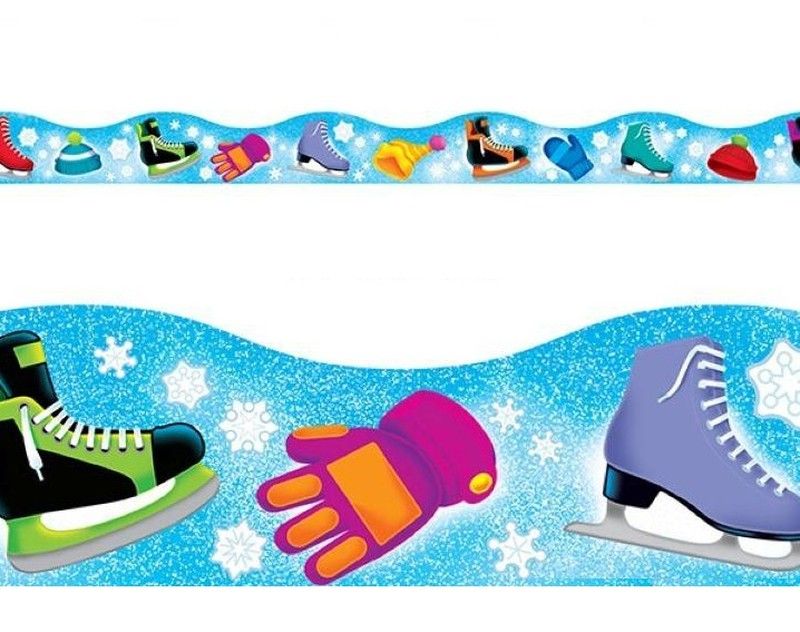 Borde de ondas liso Juegos Iinvierno