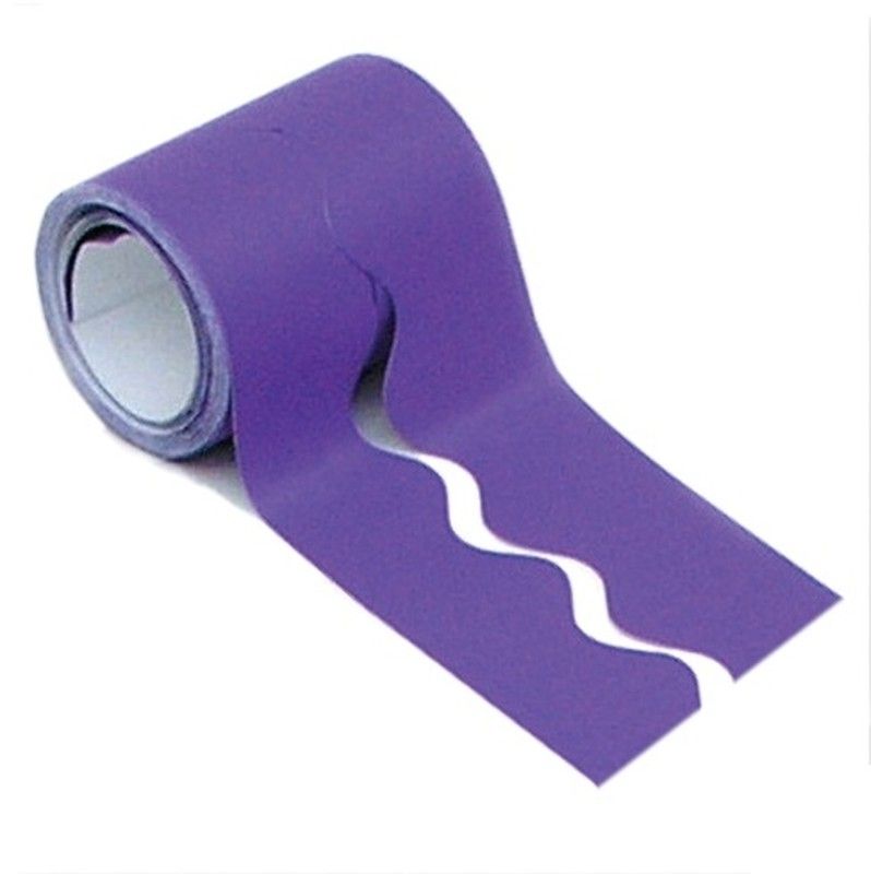 Borde de ondas liso 57 mm x 15 m Violeta