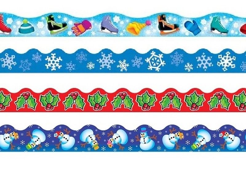 Borde de ondas liso pack Navidad