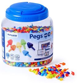 Pegs 10 mm - Colors brillants