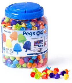 Pegs 15 mm - Colors brillants