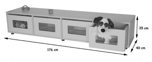 4 calaixos metacrilat