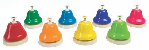 Campanitas musicales de mesa grandes