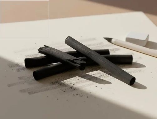 Carbonet rodó per a dibuix liderpaper 3, 5 i 6 mm, 12 unt.