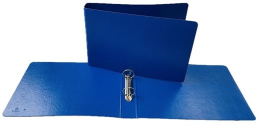 Carpesano 2 anillas 40 mm. folio apaisado azul