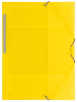 Carpeta 3 solapes Colorgraf polipropilè, Groc