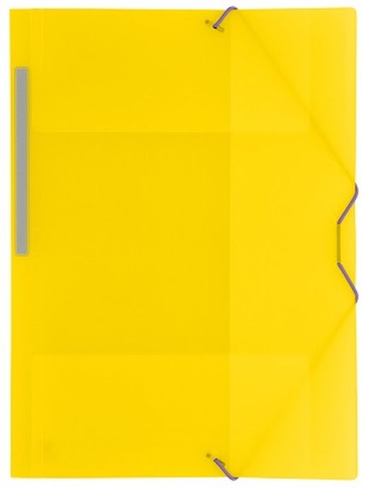 Carpeta 3 solapes Colorgraf polipropilè, Groc