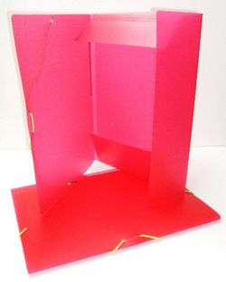 Carpeta 3 solapes Colorgraf polipropilè, Vermell