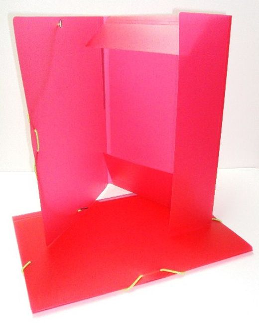 Carpeta 3 solapes Colorgraf polipropilè, Vermell