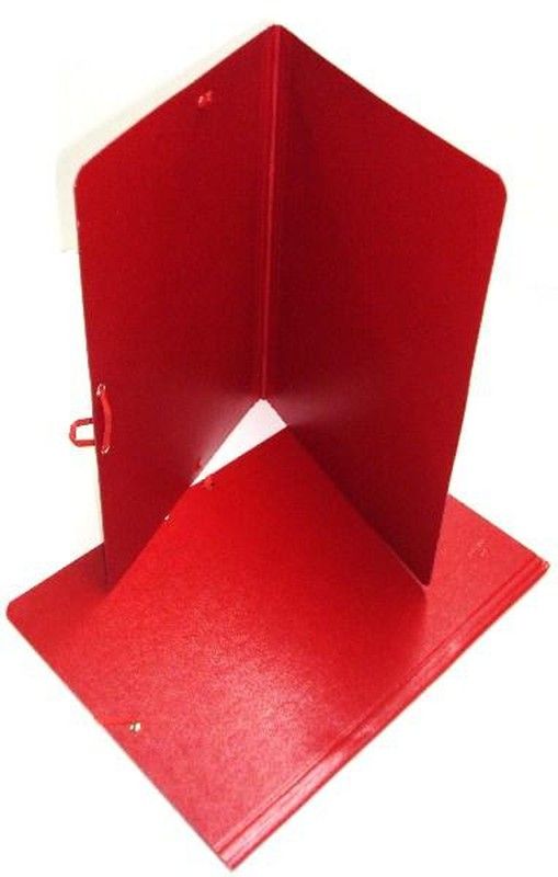 Carpeta s/bolsa Fº presspan, rojo