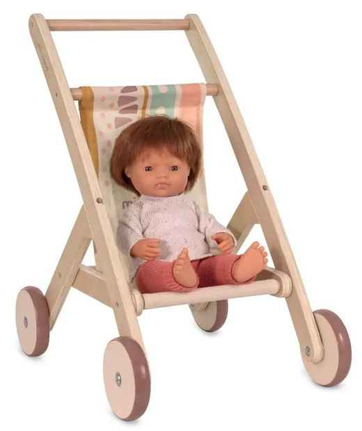 Carret de fusta per a ninots