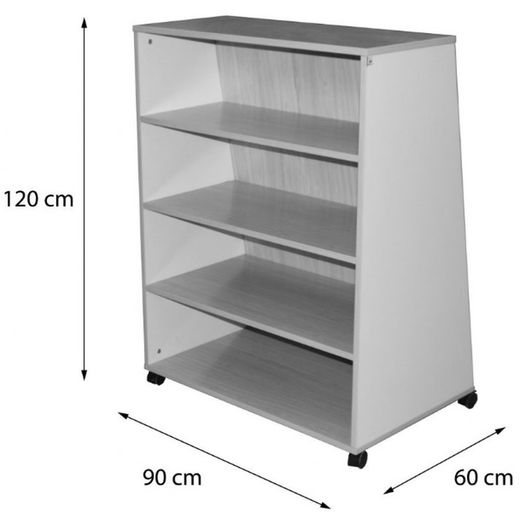 Carro expositor doble cara