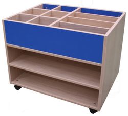 Carro llibreria alt doble cara