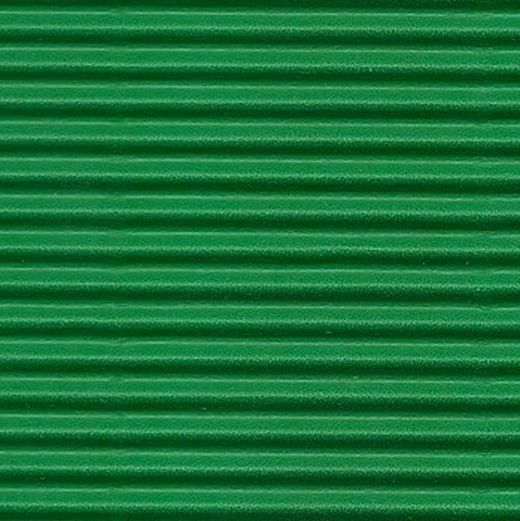 Cartulina ondulada 50 x 65 cm, verde medio
