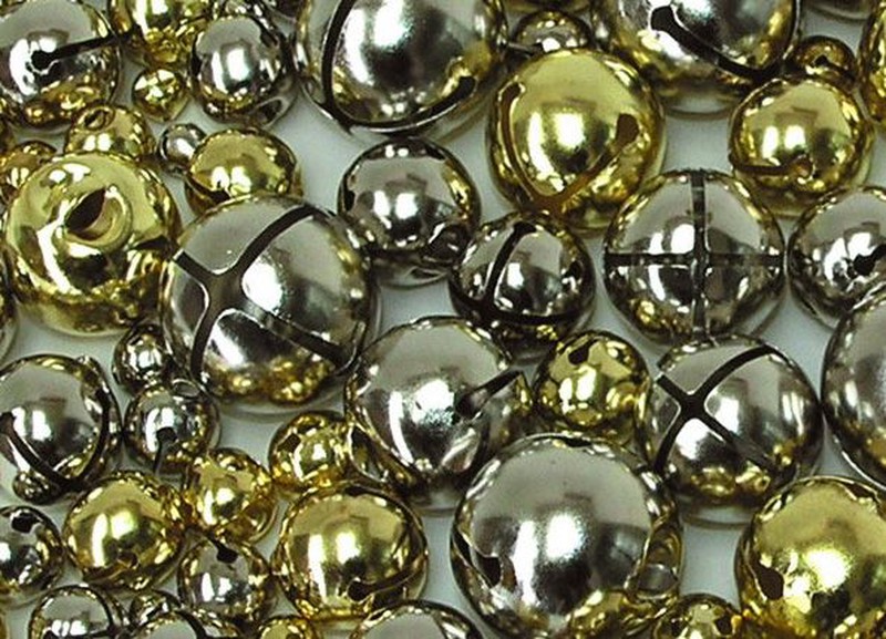 Cascabel de plata con anillos de salto cascabeles pequeños de -  España