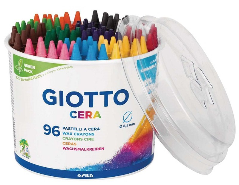 Ceras GIOTTO bote 96 colores Giotto MF-P0279. — latiendadelmaestro