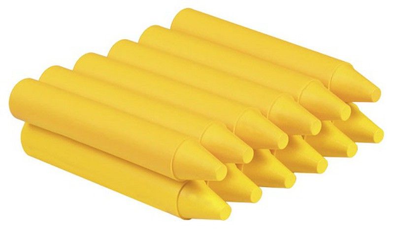 Ceras JUMBO estuche 12 und. Amarillo - UE