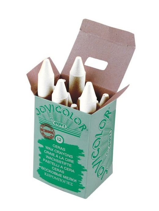 Ceras JOVICOLOR blanco caja 12 und. ¡¡ÚLTIMAS EXISTENCIAS!!
