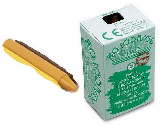 Ceras JOVICOLOR estuche 12 und. Ocre ¡¡ÚLTIMAS EXISTENCIAS!!
